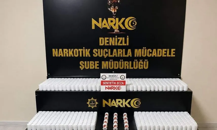 Denizli'de ilaç kaçakçılığına geçit yok: Dört tutuklama