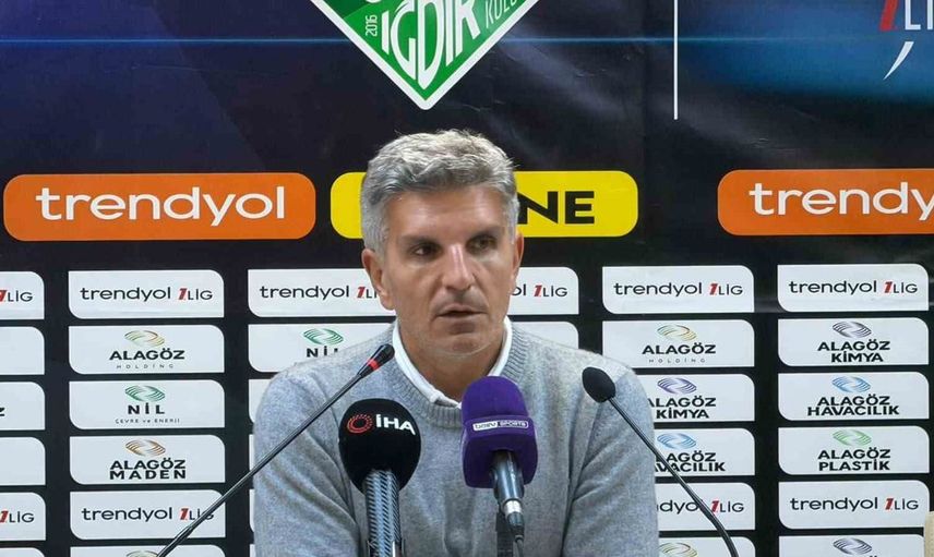 Iğdır FK'nın koçu Kenan Koçak: Kazanmak önemli, şimdi Bandırmaspor'a odaklanıyoruz