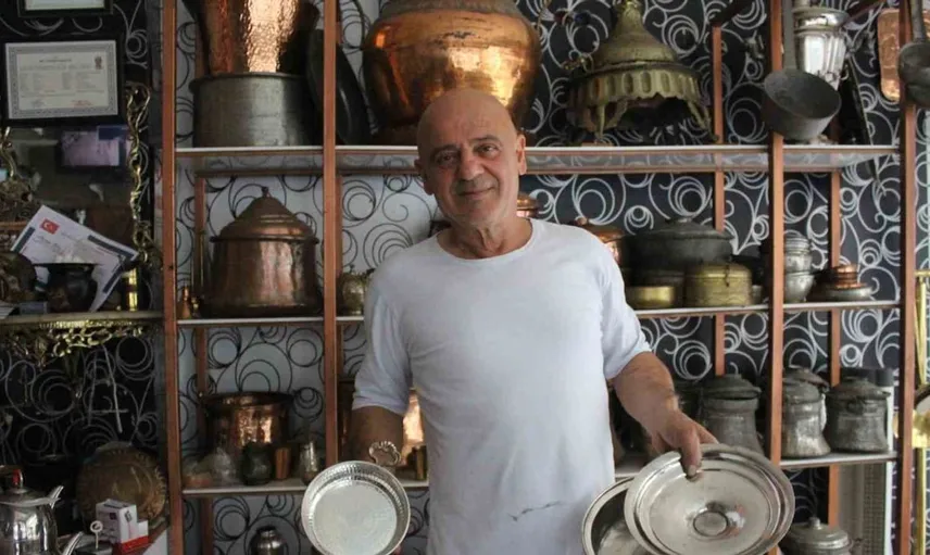 Kalaycılığın ustası: 45 yılını bakıra adayan Mustafa Yüksel'in hikayesi