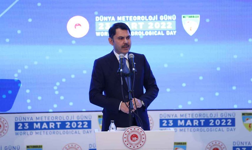 Çevre Şehircilik ve İklim Değişikliği Bakanı Murat Kurum, Dünya Meteoroloji Günü etkinliğine katıldı