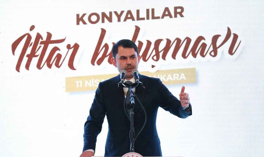 Çevre Şehircilik ve İklim Değişikliği Bakanı Murat Kurum Konya heyetiyle iftarda buluştu