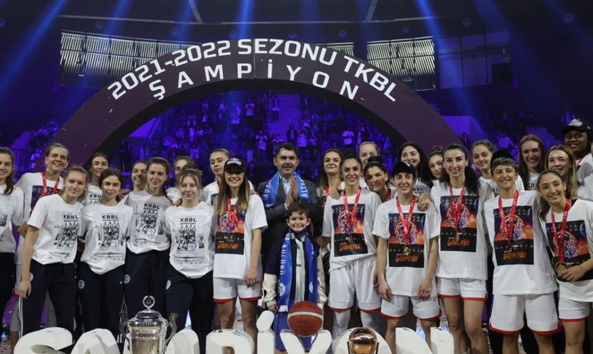 Çevre, Şehircilik ve İklim Değişikliği Bakanı Murat Kurum’dan övgü dolu sözler: Emlak Konut Spor Kulübü Kadın A Takımı, Kadınlar Basketbol Süper Ligi’ne yükseldi