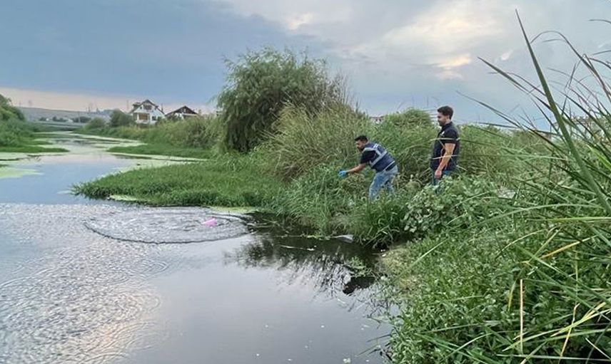 Çevre, Şehircilik ve İklim Değişikliği Bakanlığı, Tekirdağ Kınıklı Deresi’ndeki siyah renkli kirliliğe inceleme başlattı