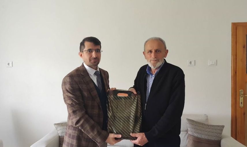 Aydıntepe'de emekli din görevlilerine anlamlı ziyaret
