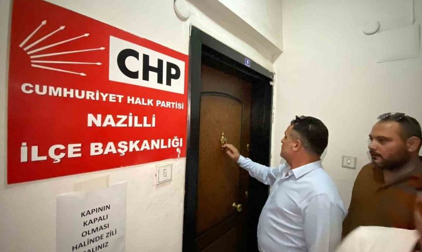 CHP Nazilli ilçe teşkilatında devir teslim krizi