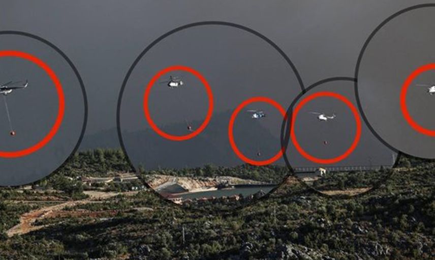 CHP'li Muhittin Böcek'in Yangın Bölgesi Gündoğmuş'a 'Helikopter Gelmedi' Yalanı Asılsız Çıktı
