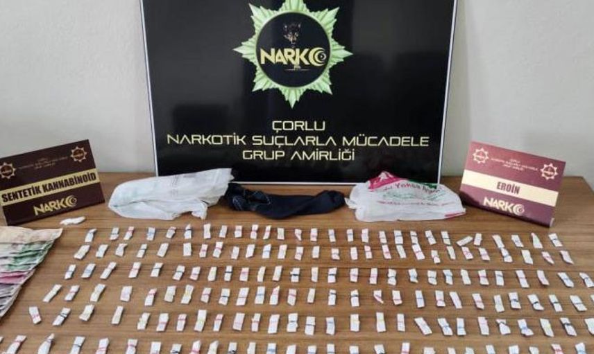 Çorlu’da Uyuşturucu Operasyonu Yapıldı