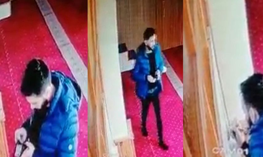 Çorum'da namaz kılmak için camiye gelen gençten duygulandıran hareket! Caminin panosuna not yazıp para bıraktı