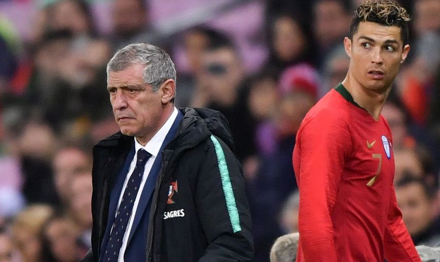 Cristiano Ronaldo'nun Takımı Portekiz'in Teknik Direktörü Fernando Santos'dan Dikkat Çeken Açıklamalar Geldi!