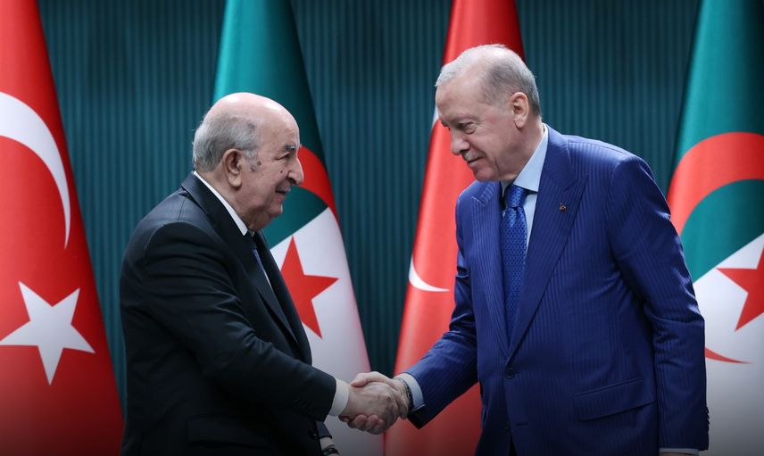 Cumhurbaşkanı Erdoğan Cezayir Cumhurbaşkanı İle Ankara’da Görüştü