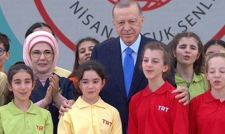 Cumhurbaşkanı Erdoğan çocuklarla buluştu: Bu Millet Bahçesi'ni açarken bugünleri hayal ettim!