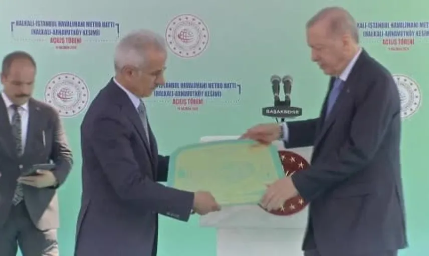 Cumhurbaşkanı Erdoğan halkalı – arnavutköy metrosu açılışına katıldı