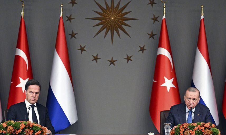 Cumhurbaşkanı Erdoğan ile Hollanda Başbakanı Mark Rutte'den ortak açıklama: Gündemde terör ve Gazze var