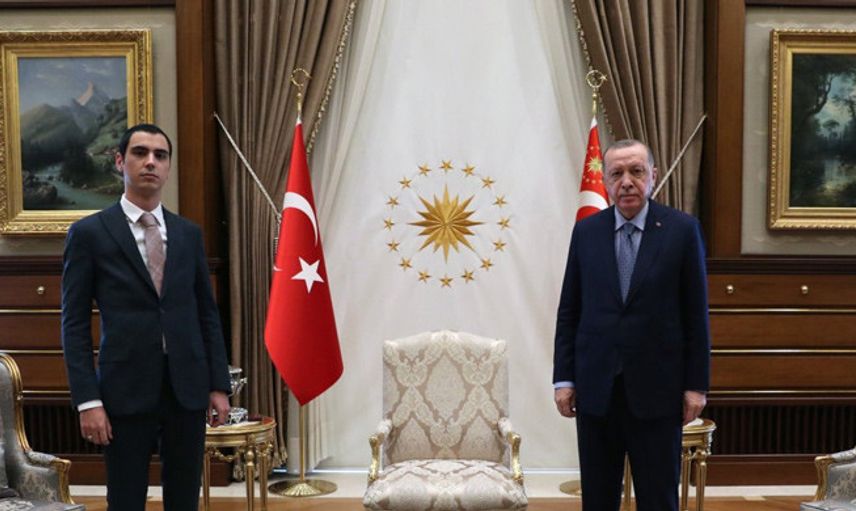 Cumhurbaşkanı Erdoğan İle Muhsin Yazıcıoğlu'nun Oğlu Bir Araya Geldi