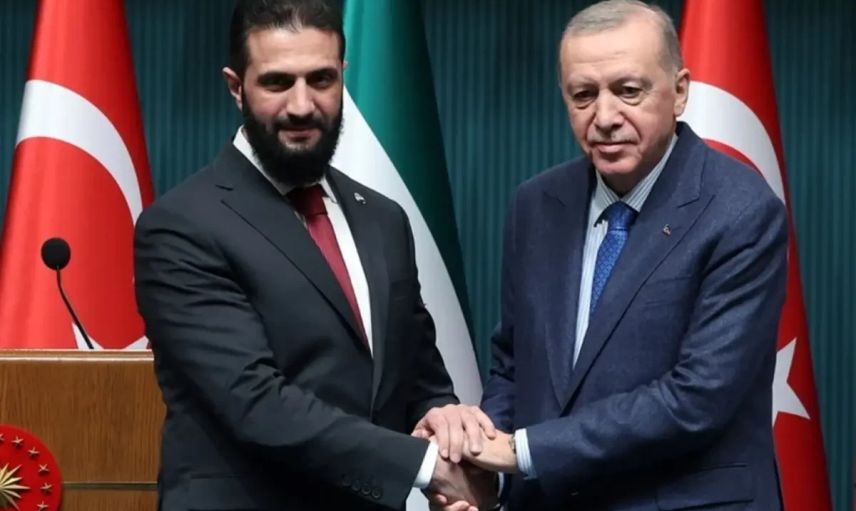 Cumhurbaşkanı Erdoğan ile Şara arasında kritik görüşme