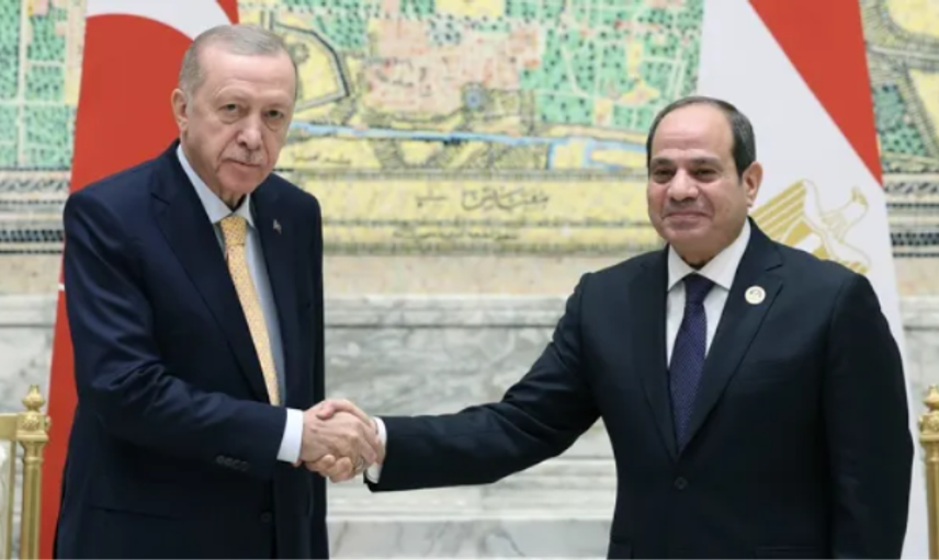 Cumhurbaşkanı Erdoğan ile Sisi bir araya geldi