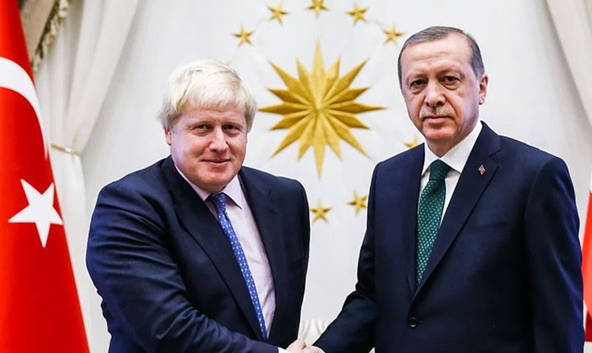 Cumhurbaşkanı Erdoğan, İngiltere Başkanı Johnson'la Görüştü