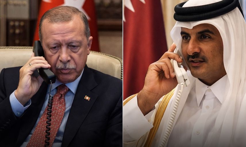 Cumhurbaşkanı Erdoğan, Katar Emiri Al Sani ile görüştü