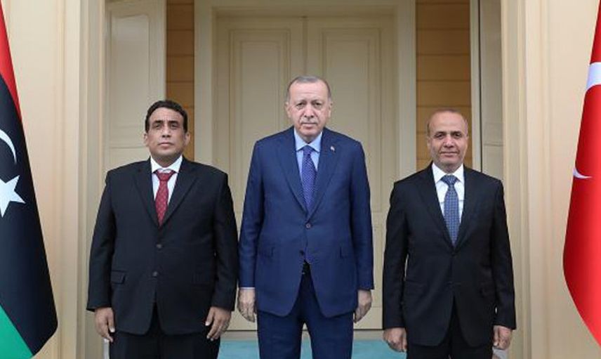 Cumhurbaşkanı Erdoğan, Libya Başkanlık Konseyi Başkanı Menfi'yi Ağırladı