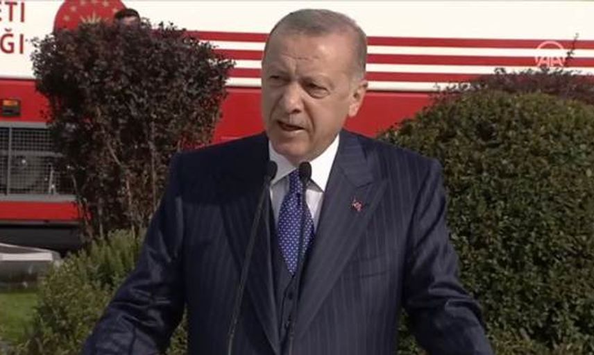 Cumhurbaşkanı Erdoğan Sancak Töreni'ne Katıldı
