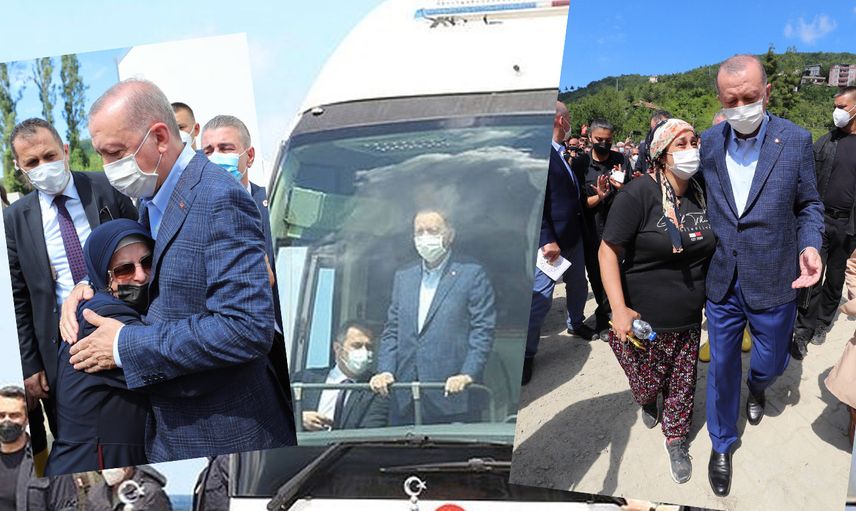 Cumhurbaşkanı Erdoğan Sel Bölgesinde Konuştu! 'Ne Gerekiyorsa Yapılacak'