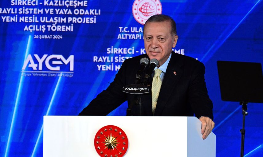 Cumhurbaşkanı Erdoğan müjdeyi verdi: ‘‘Sirkeci-Kazlıçeşme metro hattı 15 gün vatandaşlara ücretsiz hizmet verecek’’