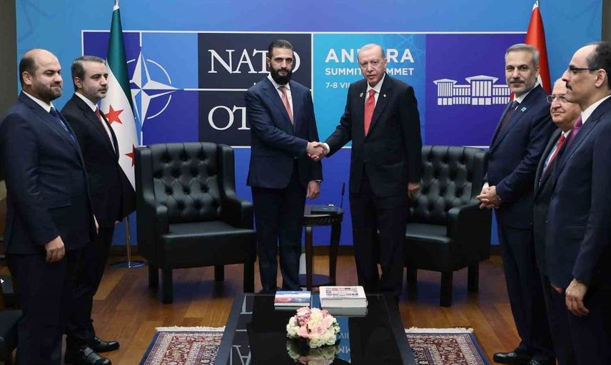 Cumhurbaşkanı Erdoğan, Suriye Cumhurbaşkanı Ahmed Şara ile görüştü