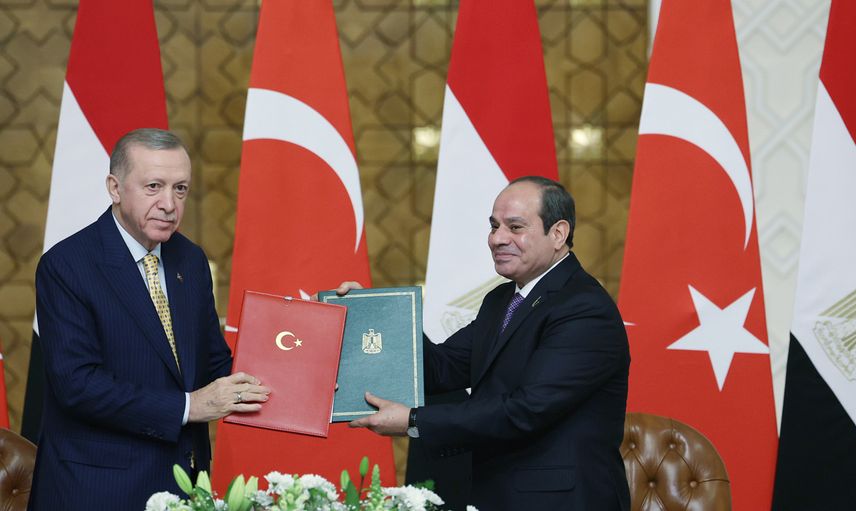 Cumhurbaşkanı Erdoğan ve Mısır Cumhurbaşkanı Abdulfettah es-Sisi'den ortak basın açıklaması!