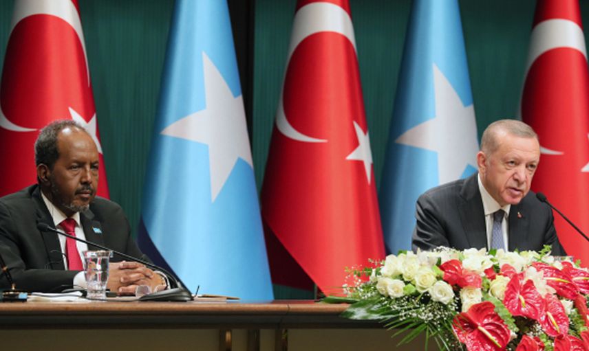 Cumhurbaşkanı Erdoğan ve Somali Cumhurbaşkanı ortak basın toplantısında bir araya geldi! Erdoğan'dan son derece önemli açıklamalar