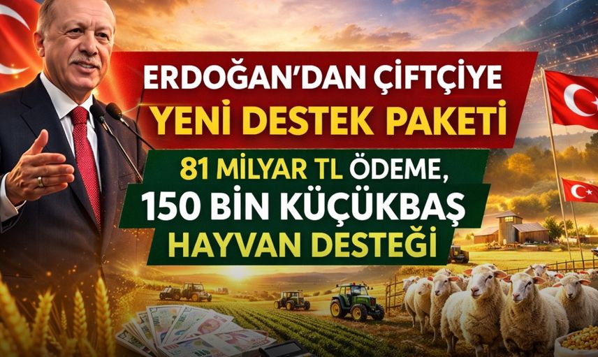 Cumhurbaşkanı Erdoğan’dan Çiftçiye Yeni Destek paketi: