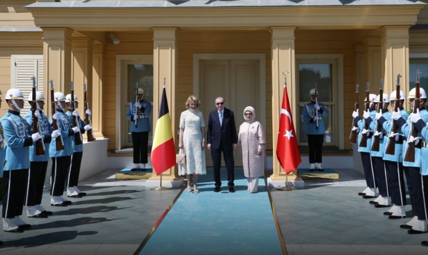Cumhurbaşkanı Recep Tayyip Erdoğan, Belçika Kraliçesi Mathilde İle Vahdettin Köşkü’nde Bir Araya Geldi