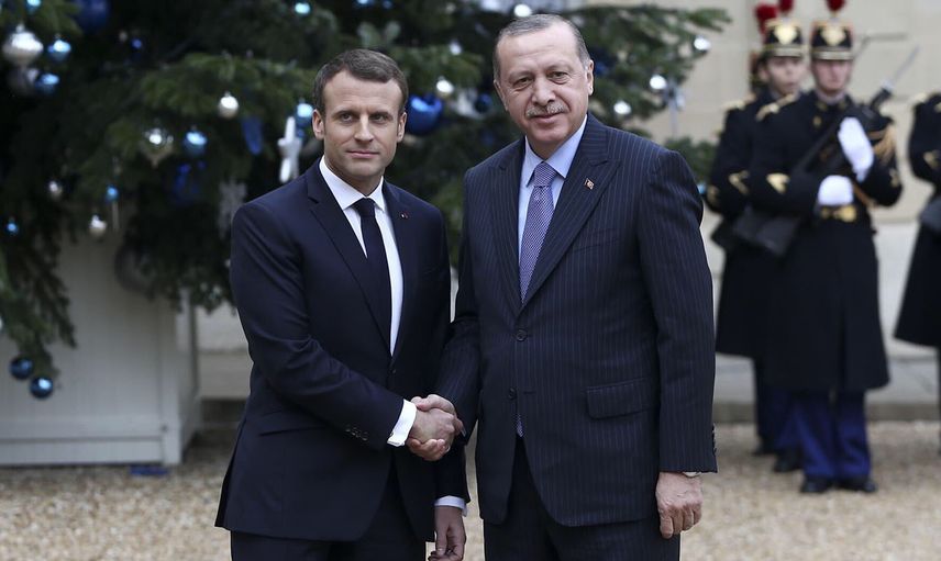 Cumhurbaşkanı Recep Tayyip Erdoğan Fransa Cumhurbaşkanı Macron ile görüşme gerçekleştirdi! İsveç ve Finlandiya'nın NATO üyeliği konuşuldu