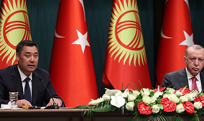 Cumhurbaşkanı Recep Tayyip Erdoğan, Kırgız Cumhuriyeti Cumhurbaşkanı Sadır Caparov İle Basın Toplantısı Gerçekleştirdi