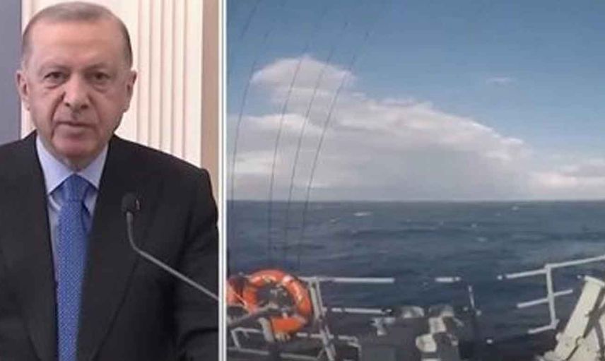 Cumhurbaşkanı Recep Tayyip Erdoğan Mavi Vatan-2022 Tatbikatı'na canlı bağlantıyla katıldı!