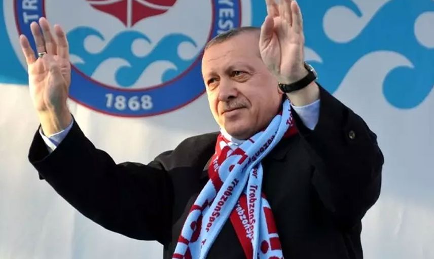 Cumhurbaşkanı Recep Tayyip Erdoğan telefon bağlantısıyla Trabzonspor taraftarını tebrik etti!