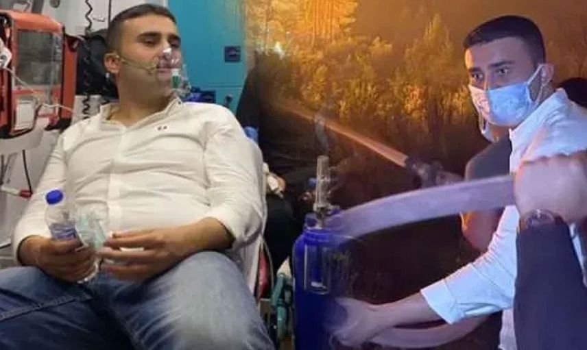 CZN Burak Yangın Bölgesinden Paylaşım Yaptı! Tepkiler Üst Üste Geldi