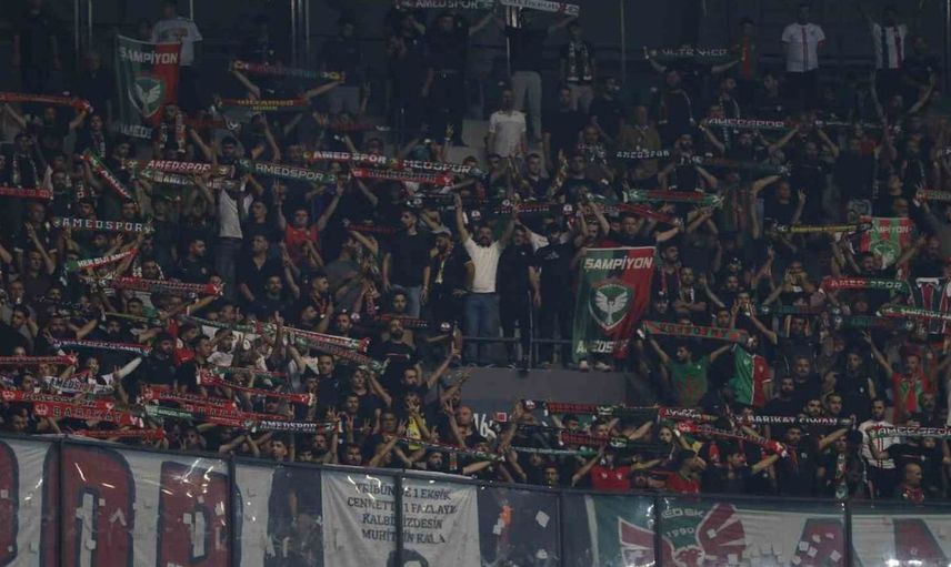 Kocaelispor-Amedspor maçında tribünlerdeki provokasyona 5 gözaltı kararı
