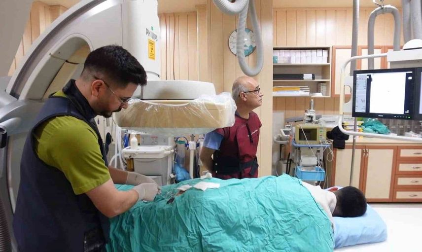 Elazığ'da venöz vasküler malformasyon tedavisi gerçekleşti