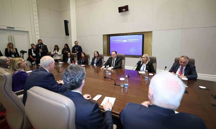 Kıbrıs Türk halkının sesi Bişkek’te yükseldi: Kurtulmuş ve Öztürkler önemli mesajlar verdi