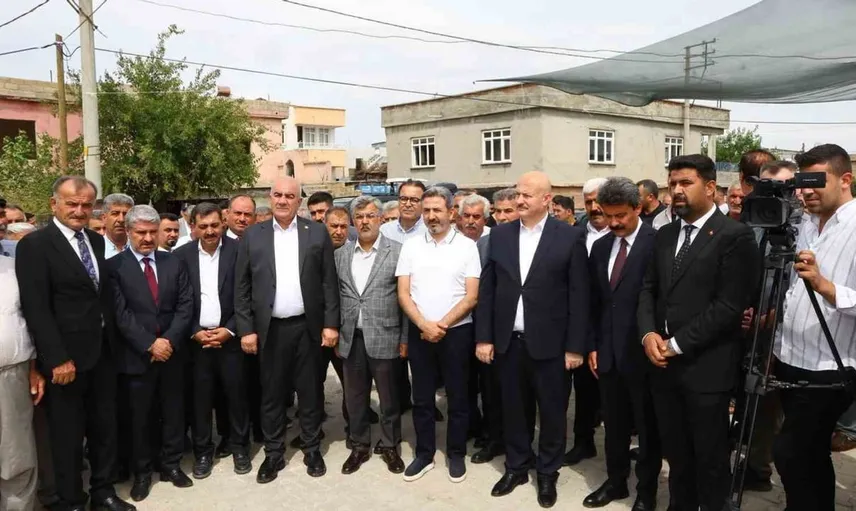 Kesmetepe'de yeni cami inşaatına dualarla başlandı