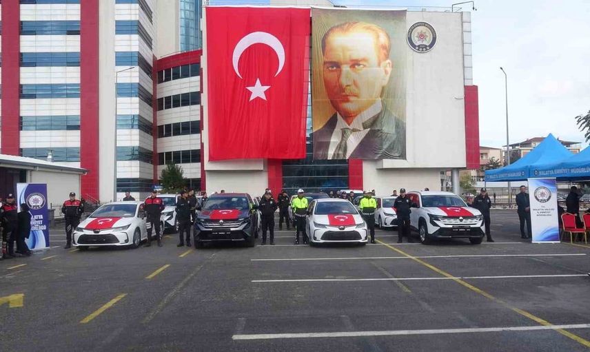 Malatya emniyet teşkilatı yeni araçlarıyla hizmet kalitesini artırıyor