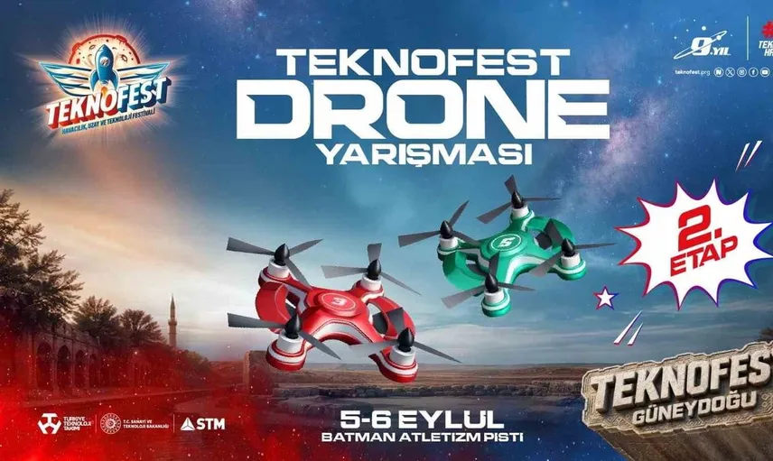 Teknofest 2026 drone şampiyonası heyecanı batman'da yaşanacak
