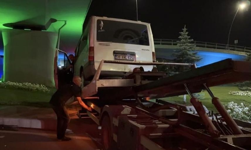 Kocasinan'da alkolmetreyi üflemeyi reddeden sürücüye rekor ceza