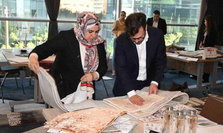 Gaziantepli halıcıların yeni pazar arayışları Avrupa ile devam ediyor