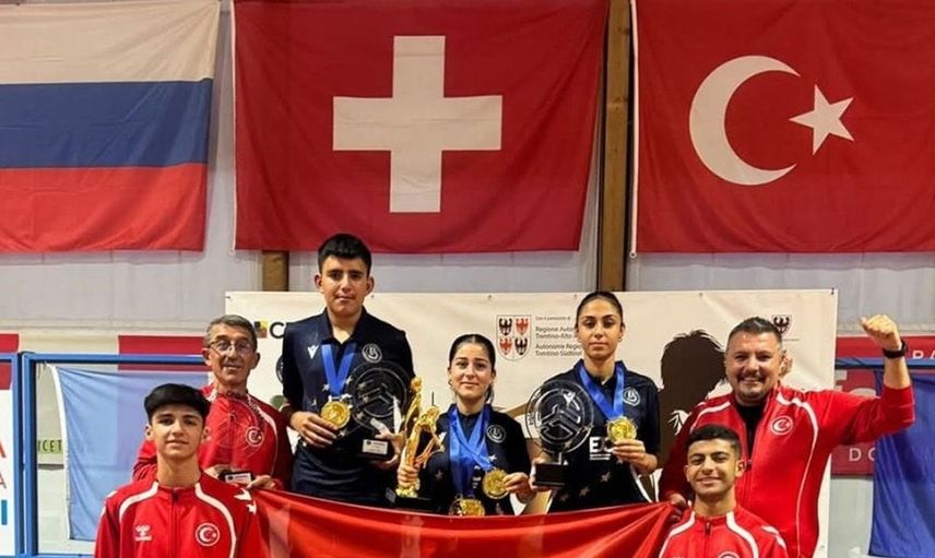 Bingöllü sporcu Elif Aday, Avrupa'dan altın madalya ile döndü