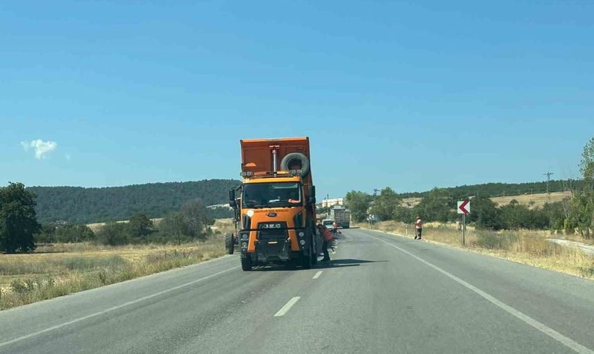 Tavşanlı-Emet yolunda bakım çalışmaları başlatıldı