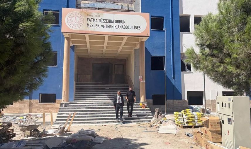 Söke'deki okul güçlendirme projeleri hızla ilerliyor