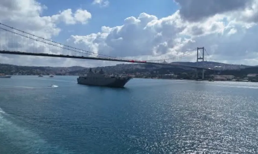 Deniz kuvvetleri gemileri 30 Ağustos’ta İstanbul Boğazı’ndan geçti