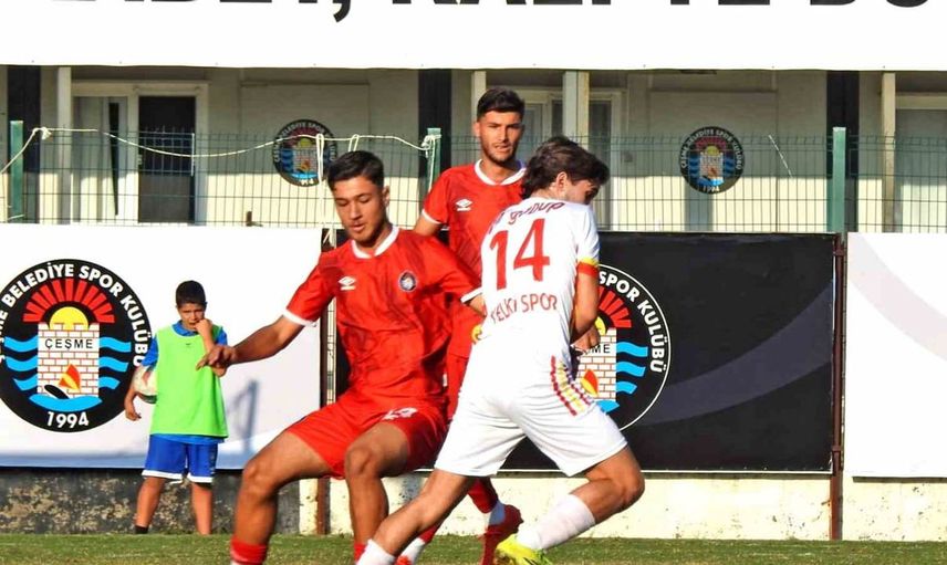 Çeşme Belediyespor’un penaltı kaybı, Yelkispor’a mağlubiyet getiriyor