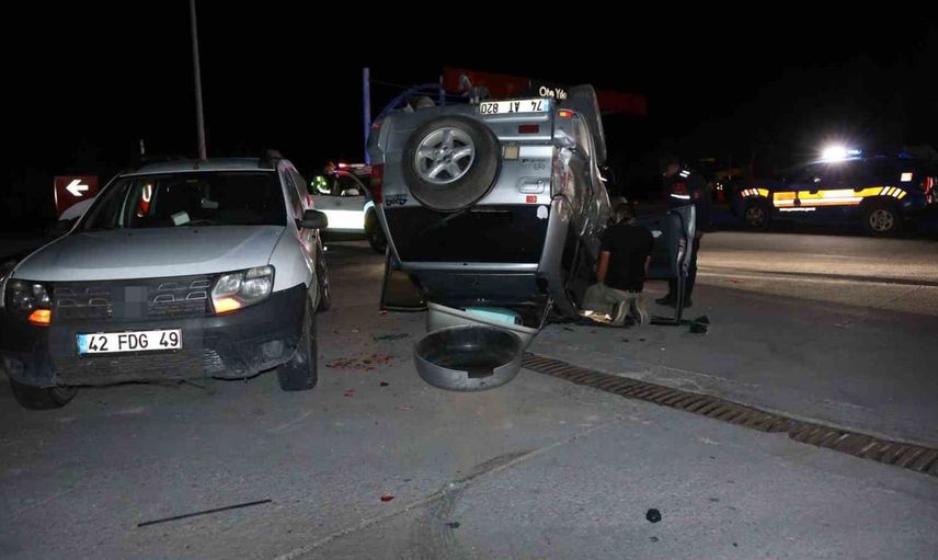 Alkollü sürücünün kazası daha büyük bir felaketi önledi